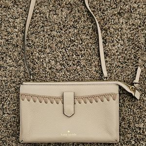 Kate Spade Jackson Small Tab Crossbody Wallet Purse, Blush Pink